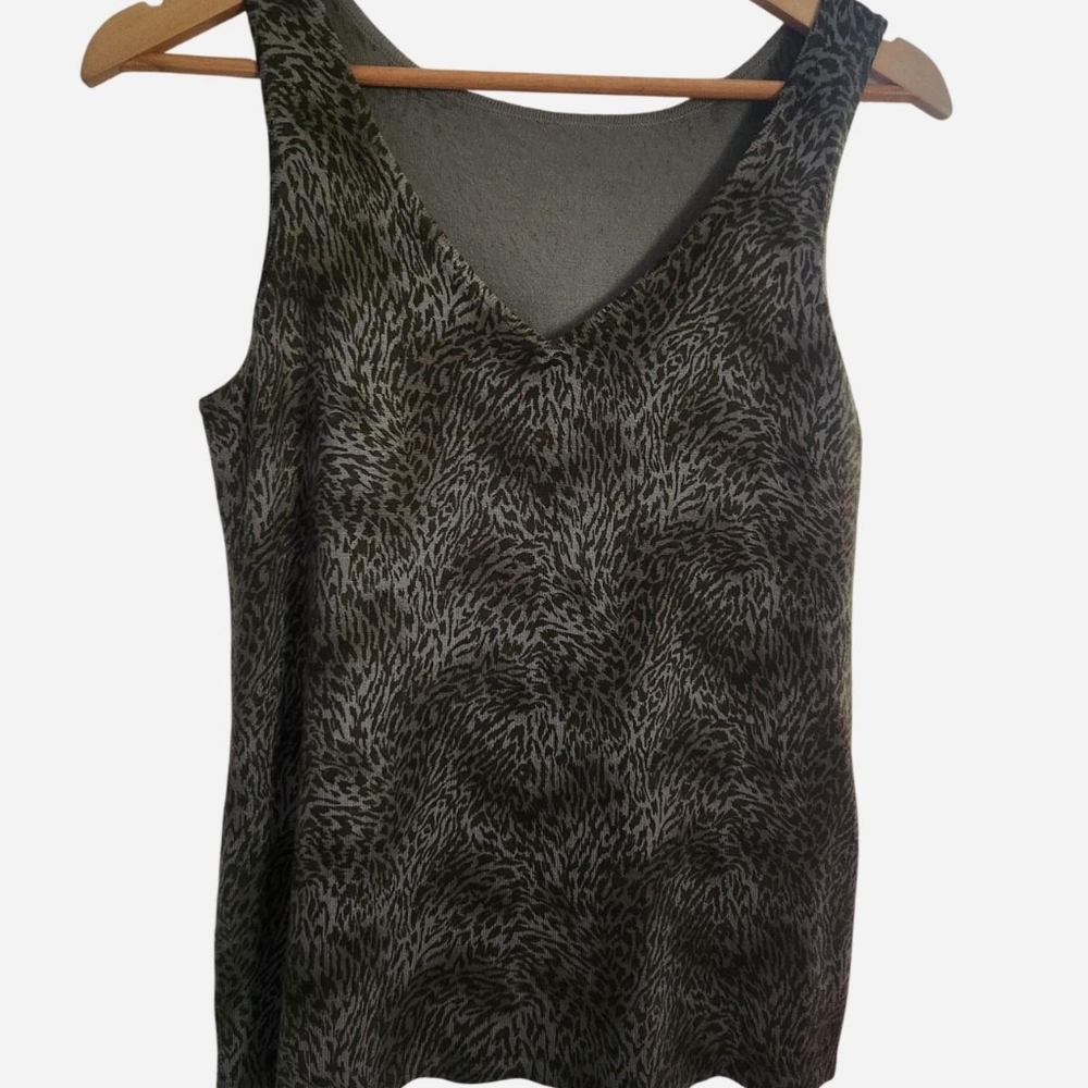 White Stag Tacoma Olive Sleeveless Tank Top